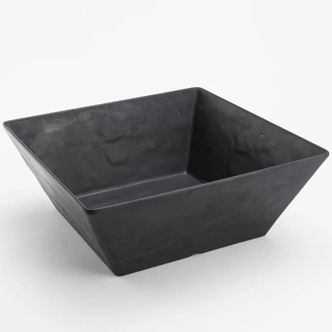 American Metalcraft FSMEL117 Square Melamine Bowl, Faux Slate, 210 oz., 12 x 12 x 4-1/2